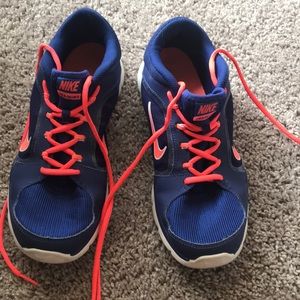 Blue  Nike training shoes
